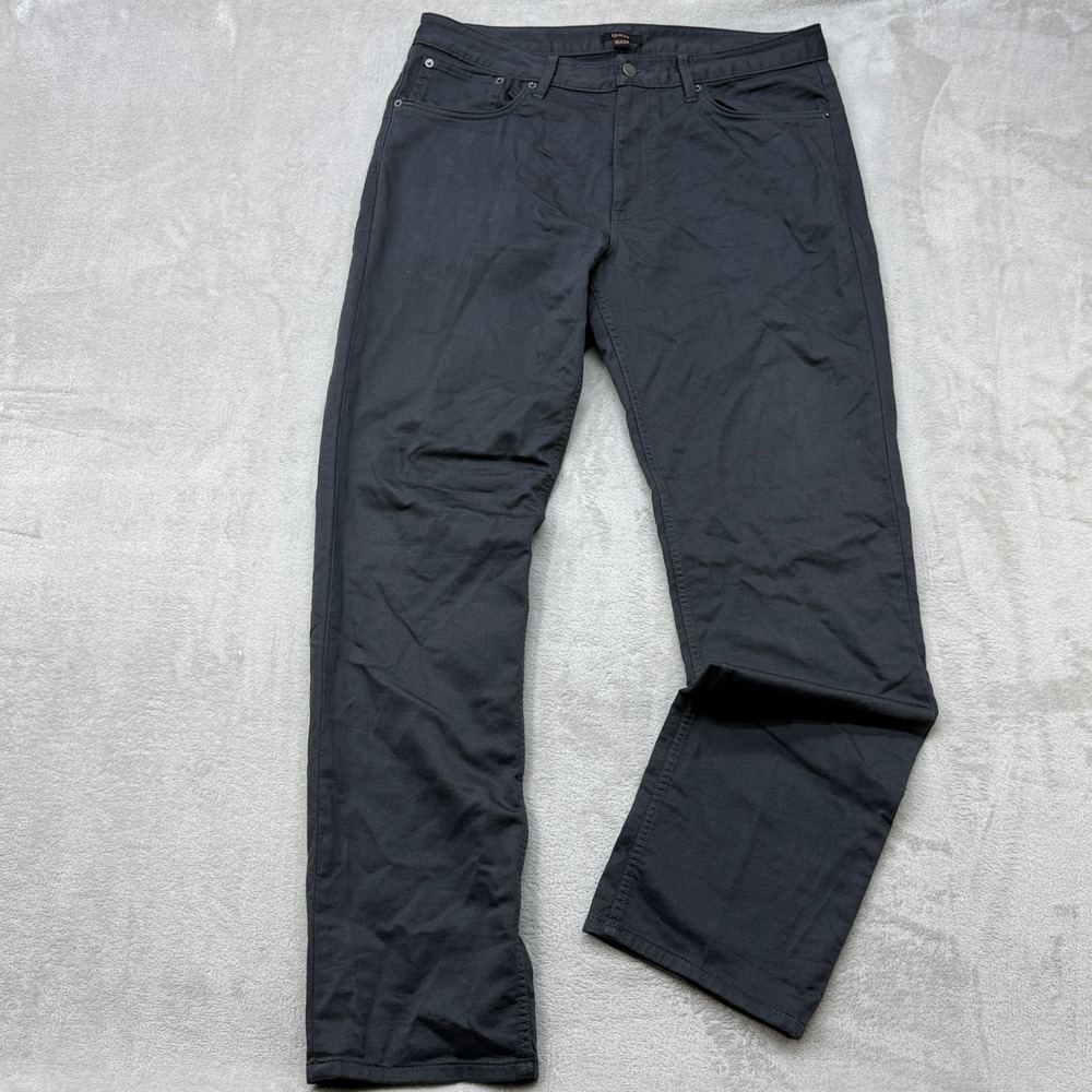 Quince Comfort Stretch Traveler 5-Pocket Pants Mens 35x34 Dark Charcoal LB106001
